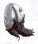 Arte conceptual de un diseño inicial.