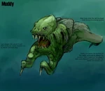 Concepto de Arte del Ictiosaurio