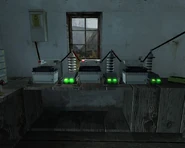 Vista del acertijo completo, ahora las luces que antes se encontraban rojas, ahora se las ve de color verde.