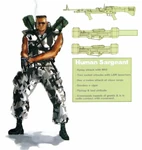 Concepto del Sargento Humano