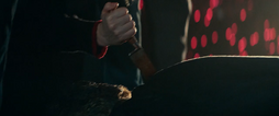 Karen stabs Michael