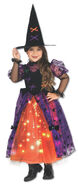 GIRLS SPARKLE WITCH COSTUME