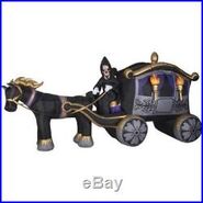 13' Reaper with Carriage Halloween Inflatables
