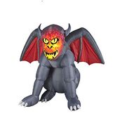 5' Airblown Fire & Ice Gruesome Gargoyle Halloween Inflatable