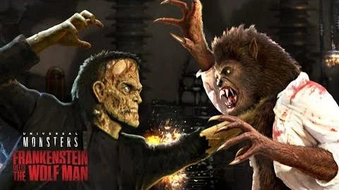 Universal Monsters: Frankenstein Meets The Wolf Man | Halloween