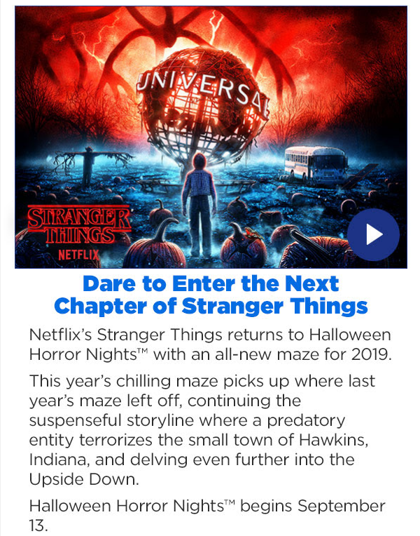 Stranger Things' house returning to Universal's HHN
