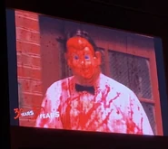 Scene from the queue video featured in the 30 Years, 30 Fears, Montage during Halloween Horror Nights 30 Image from HorrorUnearthed