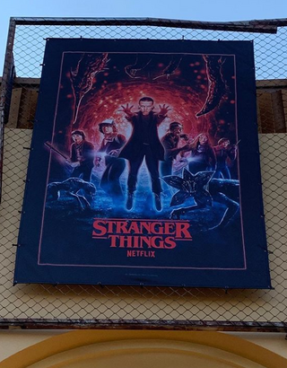 HHN 29 Stranger Things Front Gate Banner