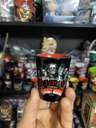 Retro Fright Nights 1991 Double sided logo Shotglass Image from HorrorUnearthed