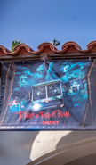 HHN 2017 Titans Of Terror Tram Front Gate Banner