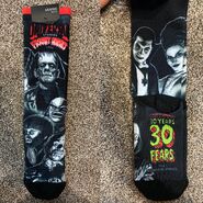 Retro “Fright Nights 1990” Monsters Socks [Rare] [Misprint] [From HorrorUnearthed]