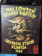 Retro “Halloween Horror Nights IX 1999” Mummy Poster [From HorrorUnearthed]