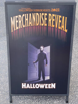 Halloween Horror Nights 2022 Halloween Michael Retractable Badge