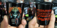 Universal Orlando Halloween Horror Nights Horror Throwback Halloween Horror Nights 15 Terra Queen Shotglass Image from HorrorUnearthed