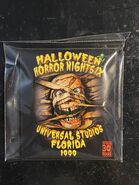 Retro "Halloween Horror Nights IX 1999" Mummy Magnet [From HorrorUnearthed]