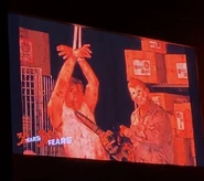 Scene from the queue video featured in the 30 Years, 30 Fears, Montage during Halloween Horror Nights 30 Image from HorrorUnearthed