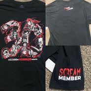 HHN 2020 Scream Members Icons Shirt V1 [From HorrorUnearthed]