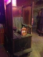 Port of Evil prop chair from Halloween Horror Nights 14 Image from HorrorUnearthed