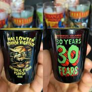 Retro “Halloween Horror Nights IX 1999” Mummy Shotglass [From HorrorUnearthed]