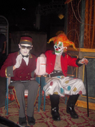 The Usher with Jack the Clown.