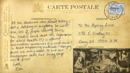 A postcard that relates to the Dead Exposure: Patient Zero backstory that appeared on the Halloween Horror Nights Orlando Twitter on 7/2/18.