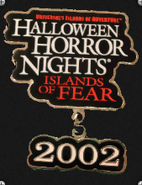 Halloween Horror Nights Islands of Fear 2002 Pin