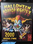 Retro “Halloween Horror Nights X 2000” Jack poster [From HorrorUnearthed]