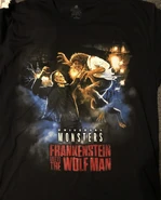 Universal Monsters Frankenstein Meets The Wolfman House Shirt [From HorrorUnearthed]