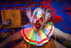 Te-riff-fying! Slash crafts score for 'Clowns' 3D maze