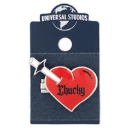 Chucky Loungefly Heart Locket Pin Image from Universal Horror Unleashed