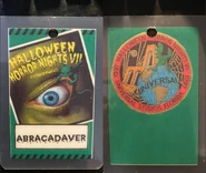 Halloween Horror Nights VII Frightmares Abracadaver Pass [From HorrorUnearthed]