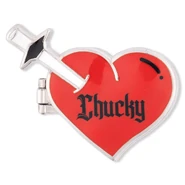 Chucky Loungefly Heart Locket Pin Image from Universal Horror Unleashed