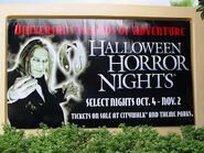 HHN 2002 Entrance Sign