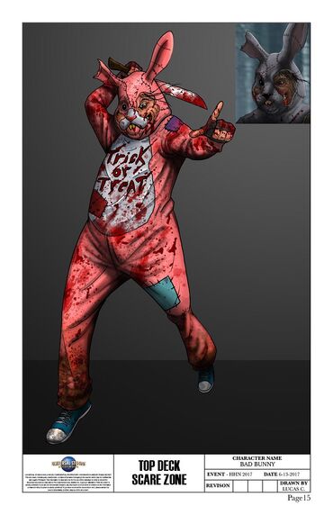 Bad Bunny Concept Art 2017