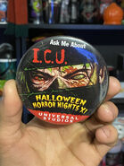 Ask Me About Halloween Horror Nights XI Button [Image from HorrorUnearthed]