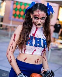 Katsucon 2012 Lollipop Chainsaw zombie hunter cheerleader …