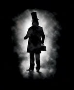 The Caretaker's Shadow on the Halloween Horror Nights 12 website Image from Universal Orlando Resort