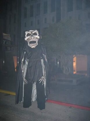 Big Head Skeleton Reaper Stiltwalker