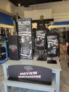 Universal Monsters: The Bride of Frankenstein Lives merchandise display.