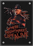 Halloween Horror Nights Freddy Krueger Where Nightmares Come Alive Pin Image from HHNCrypt