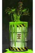 Radioactive Barrel Zombie Concept Art Image from John Murdy