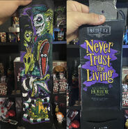 Halloween Horror Nights 30 Beetlejuice Never Trust The Living Graphic Socks Image from EvilTakesRoot