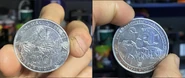 Halloween Horror Nights Festival Of The Dead Eddie 2001 Silver Doubloon [From HorrorUnearthed]
