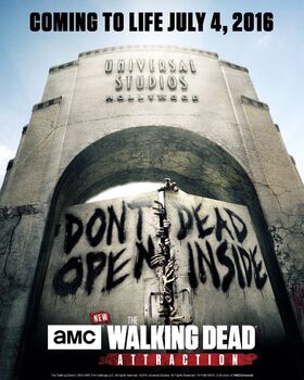 Walking Dead Attraction Poster