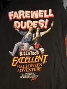 HHN 27 Bill & Ted Excellent Halloween Adventure 2017 Farewell Tour Shirt [Front] [From HorrorUnearthed]