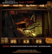 The website page for Cemetary Mines.