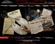 The website page for Screamhouse: The Ressurection.