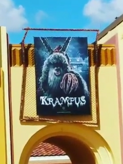 HHN 26 Krampus Front Gate Banner