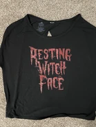Resting Witch Face Women’s T-Shirt [From HorrorUnearthed]