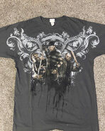 Halloween Horror Nights 2008 Hollywood T-Shirt featuring Freddy, Jason and Leatherface Image from HorrorUnearthed